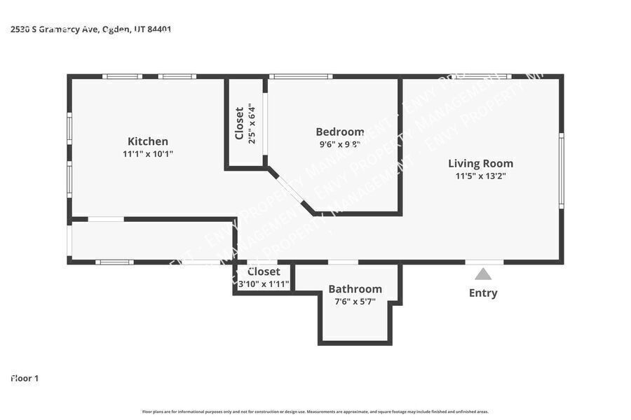 Charming 1 Bed - 1 Bath Updated Unit in Ogden! Available NOW! property image
